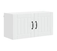 Armoire de cuisine moderne - vidaXL - 80x31x40 cm - Blanc - Bois d'ingénierie - Rangement mural - Poids maximal 60 kg