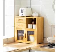 Armoire de cuisine multicouche avec étagère à épices et support d'assiette - Solution de rangement peu encombrante pour une cuisine nized et une décoration de cuisine élégante