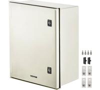 Armoire de distribution NEMA boîtier en fibre de verre, 50 x 40 x 20 cm Armoire de distribution NEMA 3X en fibre de verre, IP66 étanche à l'eau et à la poussière, boîte de raccordement électrique pour