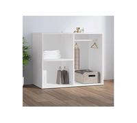 Armoire de dressing Blanc 80x40x65 cm Bois d ingénierie