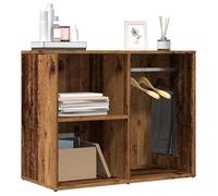 Armoire de dressing - vidaXL - Vieux bois - Bois d'ingénierie - 80x40x65 cm - Compartiments spacieux
