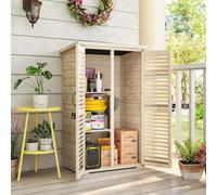 Armoire de jardin 2 portes persiennes