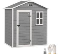 Armoire de jardin - Abri de jardin - Range-outils de jardin - Armoire de rangement - Grange - Surface de 1,9 m² - Plastique étanche avec serrure