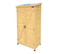 Armoire de jardin - AXI - Hugo - Bois de hemlock - 3 étagères - Système de fermeture magnétique