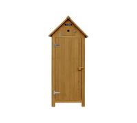 Habitat et Jardin – Armoire de jardin Cabanon – 77 x 54,5 x 179 cm – Marron