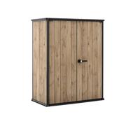 Armoire de Jardin High Store+ 1400L - 140x74x170cm - Aspect Bois - KETER