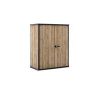 Armoire de jardin High Store+ 1400L - Résine Aspect bois Douglas - KETER
