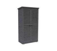 Armoire de jardin ""Space"" - 87 x 46.5 x 160 cm - Anthracite