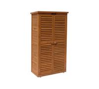 Armoire De Jardin "Space" - 87 X 46.5 X 160 Cm - Marron Marron