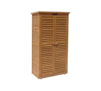 Armoire De Jardin Space - 87 X 46.5 X 160 Cm - Marron Marron