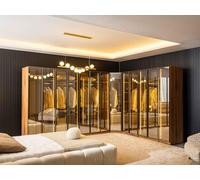 Armoire de luxe en verre Armoire de dressing Armoires de dressing