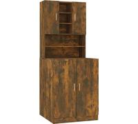 Armoire de machine à laver Chêne fumé Bois d’ingénierie