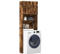 vidaXL Armoire de machine à laver chêne fumé bois d'ingénierie