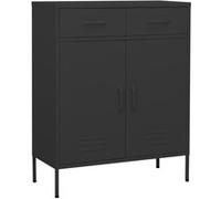 Armoire de rangement Anthracite 80x35x101,5 cm Acier Anthracite G