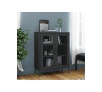 Armoire de rangement Anthracite 80x35x101,5 cm Acier336177