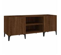 Armoire de rangement, BEST-HOME, moderne, Armoire à disques - Chêne marron - 121x38x48cm - Bois d'ingénierie 3_7466345
