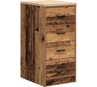 Armoire de rangement de garage vieux bois 40x51x85 cm bois pin