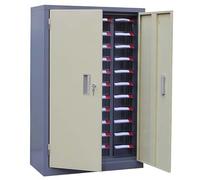 Armoire de Rangement de pièces, boîte d'organisateur d'outil Robuste avec tiroirs antidérapants pour Garage d'atelier, Cadre en Acier allié Durable et conteneurs ABS pour Le tri matériel de vis