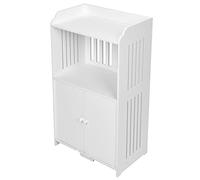 Armoire de Rangement de Salle de Bain à Double Porte, Armoire Autoportante, étagère pour la Cuisine à Domicile, le Rangement des Meubles Est livré avec les Accessoires