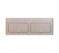 Armoire de Rangement en MDF Placard à Nourriture Accessoires de Cusine Vaisselle - 100cm x 35cm x 35cm - Fermeture Douce Automatique [Trous Pré-Perçés & Fixations INCLUSES] Aménagement Camping-Car Van