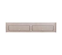 Armoire de Rangement en MDF Placard à Nourriture Accessoires de Cusine Vaisselle - 120cm x 25cm x 25cm - Fermeture Douce Automatique [Trous Pré-Perçés & Fixations INCLUSES] Aménagement Camping-Car Van