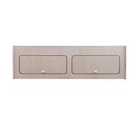Armoire de Rangement en MDF Placard à Nourriture Accessoires de Cusine Vaisselle - 120cm x 35cm x 35cm - Fermeture Douce Automatique [Trous Pré-Perçés & Fixations INCLUSES] Aménagement Camping-Car Van