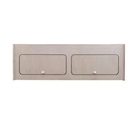 Armoire de Rangement en MDF Placard à Nourriture Accessoires de Cusine Vaisselle - 80cm x 25cm x 25cm - Fermeture Douce Automatique [Trous Pré-Perçés & Fixations INCLUSES] Aménagement Camping-Car Van