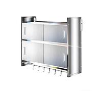 Armoire de rangement en métal pour cuisine, garage, salle de bain, gadgets, garde-manger, accessoires muraux sous évier, armoire, porte extérieure, solutions utilitaires, étagère en acier inoxydable