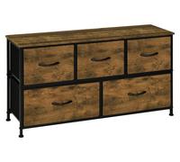 Armoire de rangement industriel - Rangement à tiroirs - Petite commode - Commode à tiroirs - Armoire à tiroirs - Structure métallique - pour salon