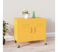 Armoire de rangement Jaune moutarde 60x35x56 cm Acier jaune moutarde G