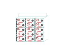 Armoire de Rangement Murale en Acrylique pour téléphone Portable, casier Transparent avec Port de Chargement, 6 Portes avec serrures et clés, pour la Maison ou Le Bureau, 30 Portes - Taille
