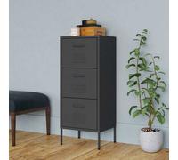 vidaXL Armoire de rangement Anthracite - 42,5x35x101,5 cm