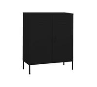 Armoire de rangement Noir 80x35x101,5 cm Acier