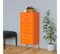 Armoire de rangement Orange 42,5x35x101,5 cm Acier Orange G