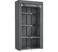 Armoire de Rangement, Penderie en Tissu Non-tissé, 7 Assemblages modulables, 88 x 45 x 170 cm Multicolore G