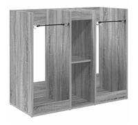 Armoire de golf vidaXL, gris uni Sonoma, 102 x 45 x 85,5 cm