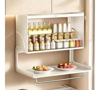 Armoire de rangement pour garage, hauteur 36 cm, acier carbone, porte magnétique coulissante, grande capacité, armoire murale pour cuisine et garage, 31,5 x 16 x 50 cm
