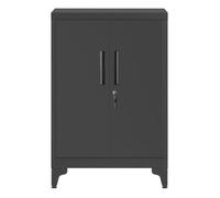 Armoire de Rangement, pour Garage ou Bureau, Serrure, Noir