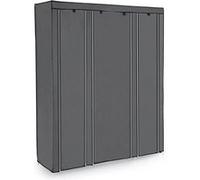 Armoire de rangement SONGMICS 175 x 150 x 45 cm Gris LSF03G Gris G