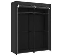 Armoire de Rangement SONGMICS - Penderie souple - Porte-vêtements Pliable - Noir RYG02BK