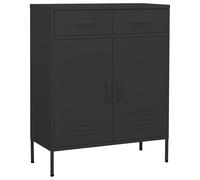 vidaXL Armoire de rangement - Anthracite - 80x35x101,5 cm