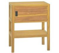vidaXL Armoire de salle de bain 60x40x75 cm Bois de teck solide