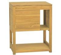 Armoire de salle de bain 60x40x75 cm bois de teck solide Brun G