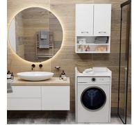 Armoire de salle de bain au-dessus de la machine à laver 64 cm - meuble de rangement moderne sur pied