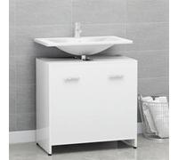 vidaXL Armoire de salle de bain Blanc 60x33x61 cm Aggloméré