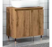 Vidaxl Armoire De Salle De Bain Chêne Artisanal 58x33x60 Cm