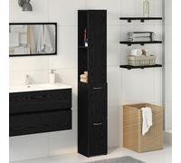 Armoire de salle de bain Chêne noir 25x25x170 cm Bois composite, Armoires de salle de bain DesignMöbel Nouveau