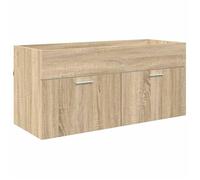Armoire de salle de bain en bois d'ingénierie - vidaXL - Chêne Sonoma - 100x38,5x46 cm - Grand espace de stockage