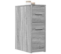 Armoire de Salle de Bain Étroite avec Roulettes Colonne de Rangement vidaXL