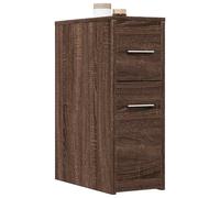 Armoire de Salle de Bain Étroite avec Roulettes Colonne de Rangement vidaXL
